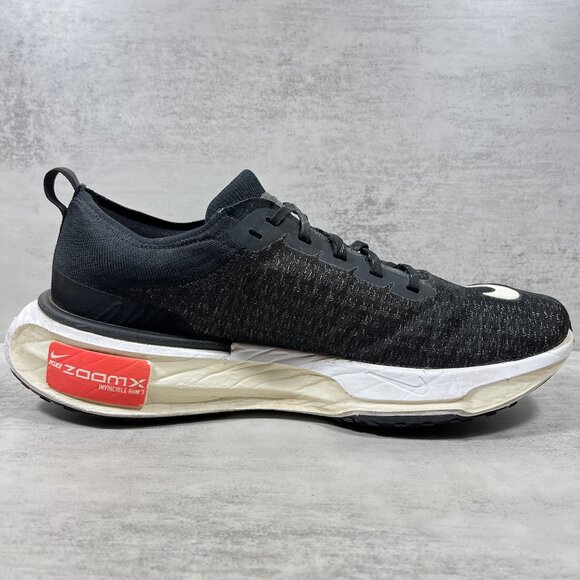 Nike Invincible Run 3 Running Shoes - Men\'s Size 11.5 Wide - Black